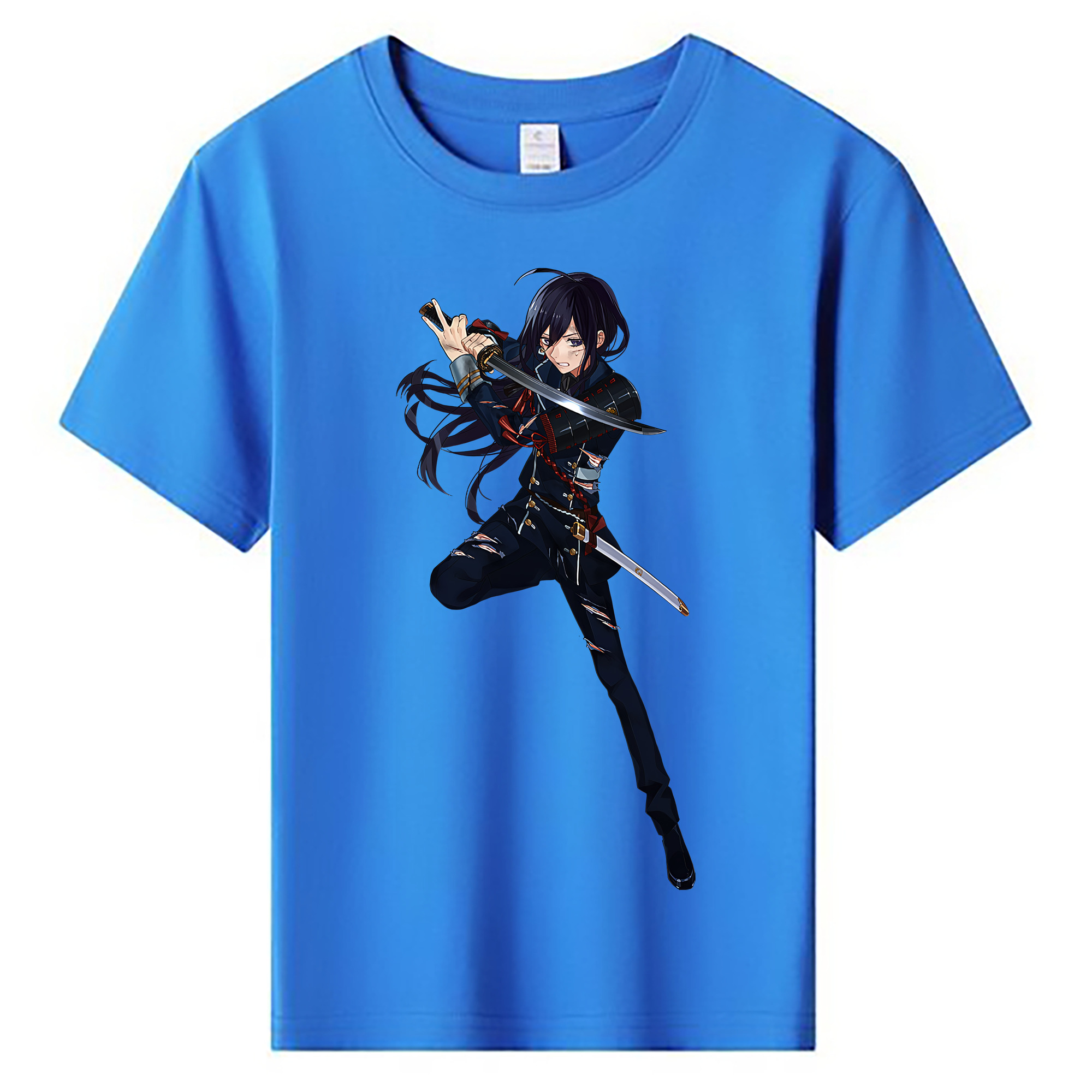 （画像用） 刀剣乱舞 Touken Ranbu 綿100％キッズTシャツ（フロントプリント）